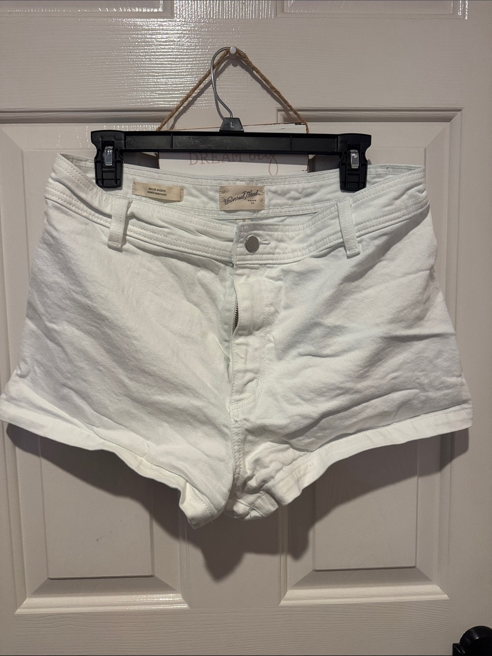 Universal Thread White Denim Jean Shorts